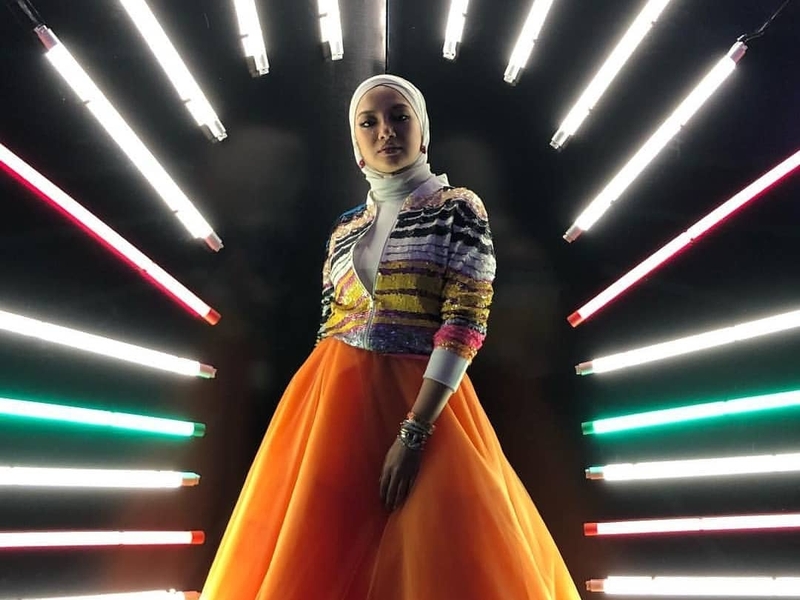 Neelofa launches her Be Lofa by Naelofar Hijab range at nightclub Zouk KL, February 26, 2018. u00e2u20acu201d Picture courtesy of Instagram/Neelofa