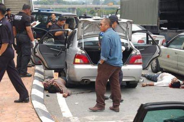 Mazlan said a video of the shootout, which went viral, was not a real incident, but only a scene being filmed for a movie. 