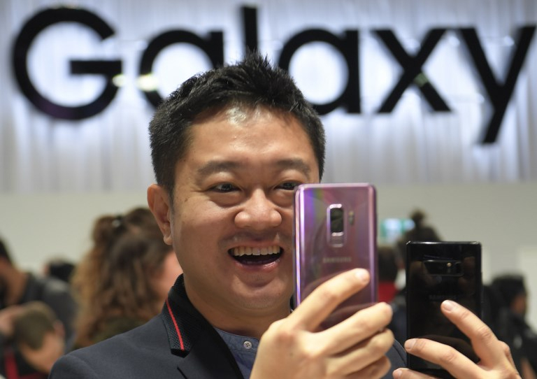 Samsung showcases the Galaxy S9 on the eve of the official start of the Mobile World Congress in Barcelona, which comes after a year of flat smartphone sales. u00e2u20acu201d AFP pic