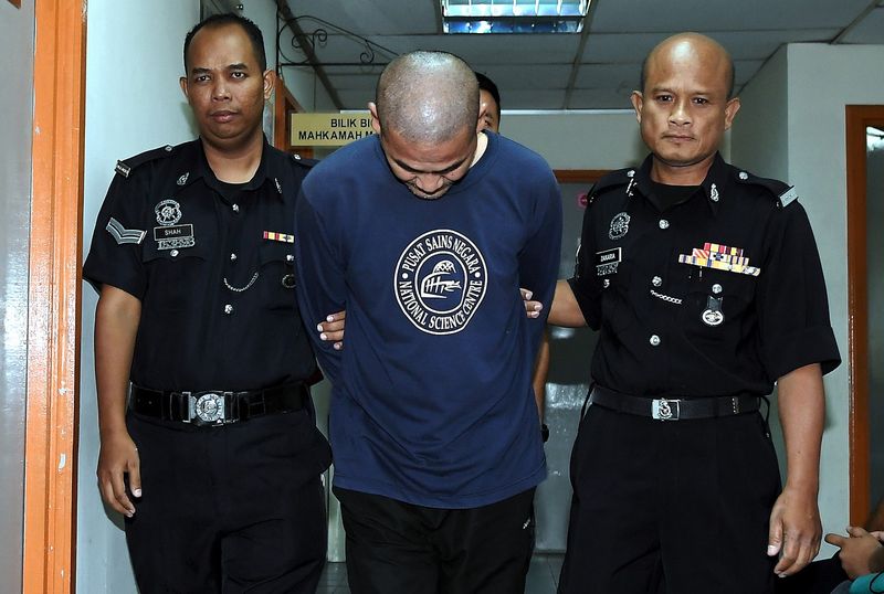 A 46-year-old unemployed man is brought to the Ampang Sessions Court to be charged with another 254 counts of incest, February 5, 2018. u00e2u20acu201d Bernama pic