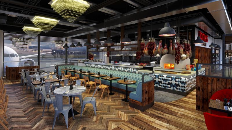 Jamie's Italian at the airport in Nice, France. u00e2u20acu2022 AFP pic