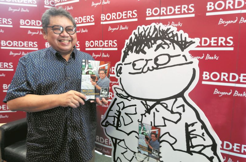 Lat seen here at the launch of his biography 'My life and cartoons'. u00e2u20acu201d File pic