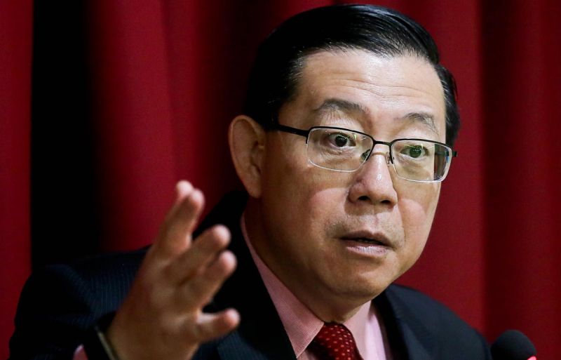Penang Chief Minister Lim Guan Eng speaks during a press conference in Komtar today, February 28, 2018. u00e2u20acu2022 Picture by Sayuti Zainudin