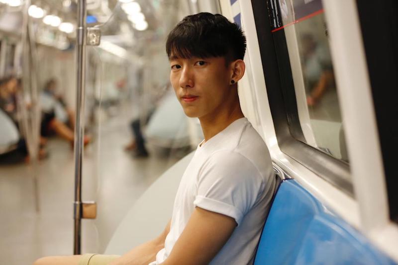 Undergraduate Lum Soon Keong takes the last train four times a week after dance practice with his girlfriend. u00e2u20acu201d TODAY pic