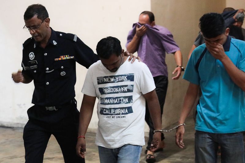 M. Gunasegaran is seen arriving at the Petaling Jaya Magistrateu00e2u20acu2122s Court, February 13, 2018. u00e2u20acu2022 Picture by Mukhriz Hazim