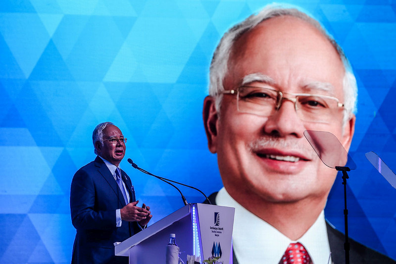 Prime Minister Datuk Seri Najib Razak speaking at the Securities Commissionu00e2u20acu2122s World Capital Market Symposium in Mandarin Oriental Hotel, Kuala Lumpur February 6, 2018. u00e2u20acu201d Picture by Hari Anggara