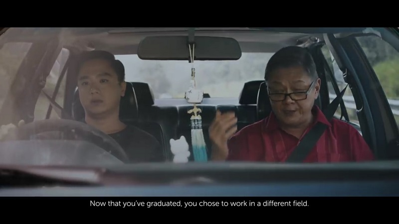 A screengrab from Petronasu00e2u20acu2122 latest Chinese New Year webfilm called u00e2u20acu02dcA Long Way Homeu00e2u20acu2122.