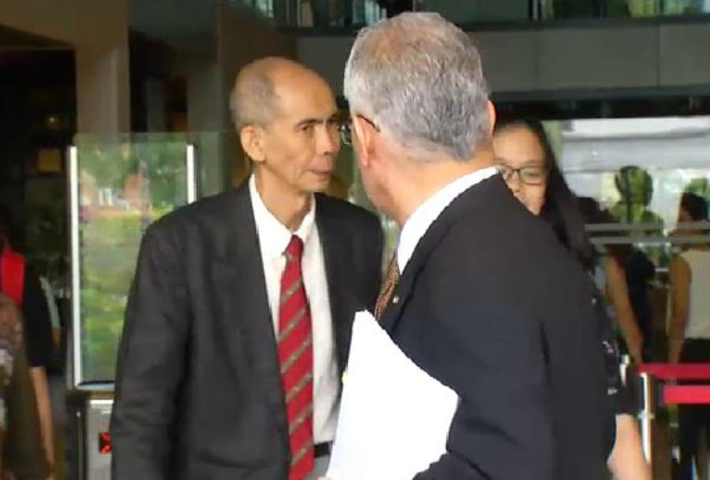 Screenshot of Roger Yue taken outside the Supreme Court on Feb 20, 2018. u00e2u20acu201d Picture courtesy of Mediacorp/via TODAY