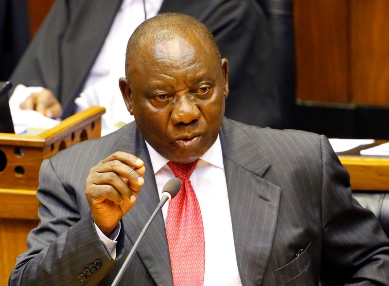 President of South Africa Cyril Ramaphosa addresses MPs after being elected president in parliament in Cape Town, South Africa, February 15, 2018. u00e2u20acu201d Reuters pic