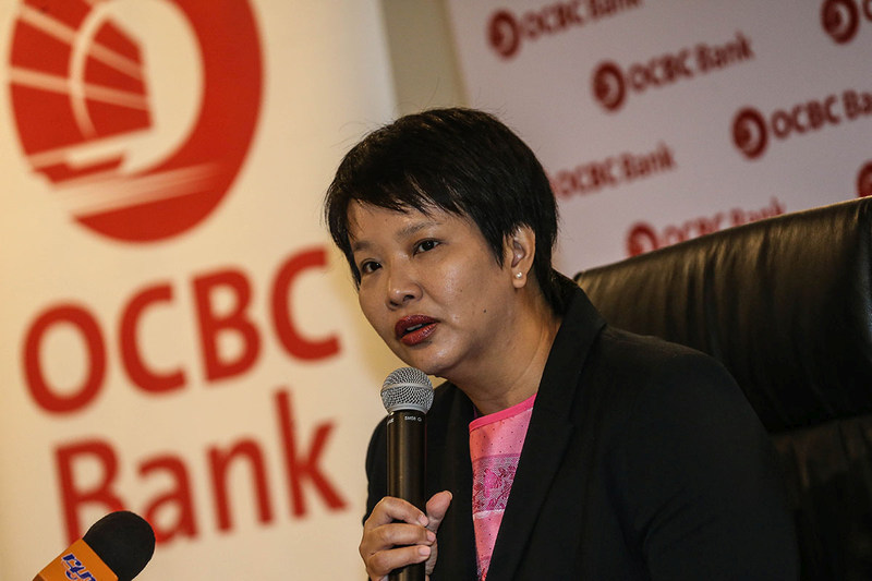 OCBC Singapore chief economist Selena Ling speaking at the economic outlook for 2018 briefing at the JW Marriot, Kuala Lumpur February 9, 2018. u00e2u20acu201d Picture by Hari Anggaran