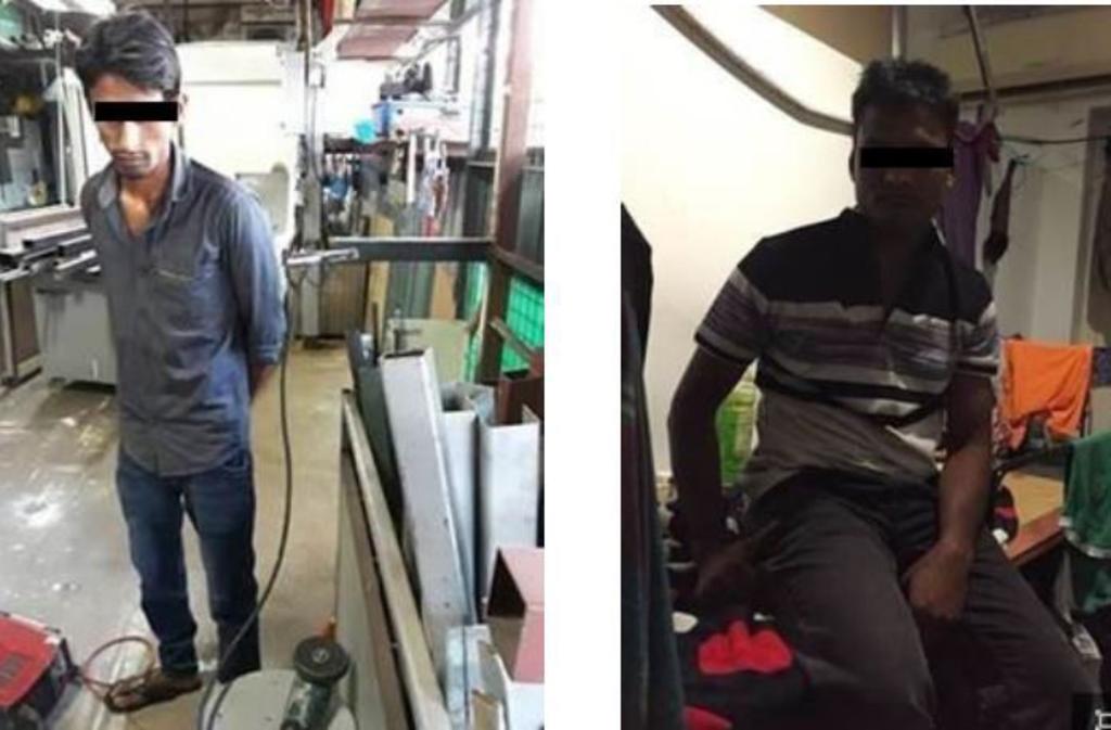 Thirteen people were arrested for immigration-related offences following a recent raid by officers from the Immigration and Checkpoints Authority. u00e2u20acu201d Picture courtesy of ICA/via TODAY