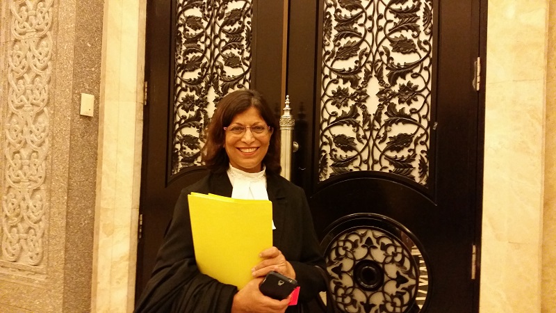 Lawyer Ranee Sreedharan’s client is asking if it is sufficient for a person seeking citizenship to show that they had not become any other country’s citizen within one year of their birth. — Picture by Ida Lim