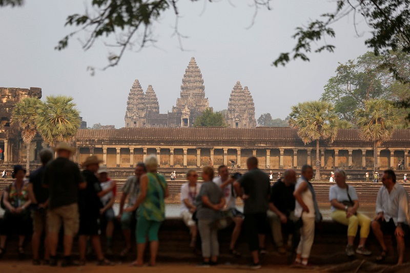 Tourists visit the Angkor Wat temple complex in Siem Reap province, Cambodia March 15, 2018. u00e2u20acu201d Reuters pic
