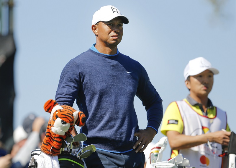 Tiger Woods waits on the third tee during the first round of the Arnold Palmer Invitational golf tournament at Bay Hill Club and Lodge, Florida March 15, 2018. u00e2u20acu201d Picture by Reinhold Matay-USA TODAY Sports via Reuters