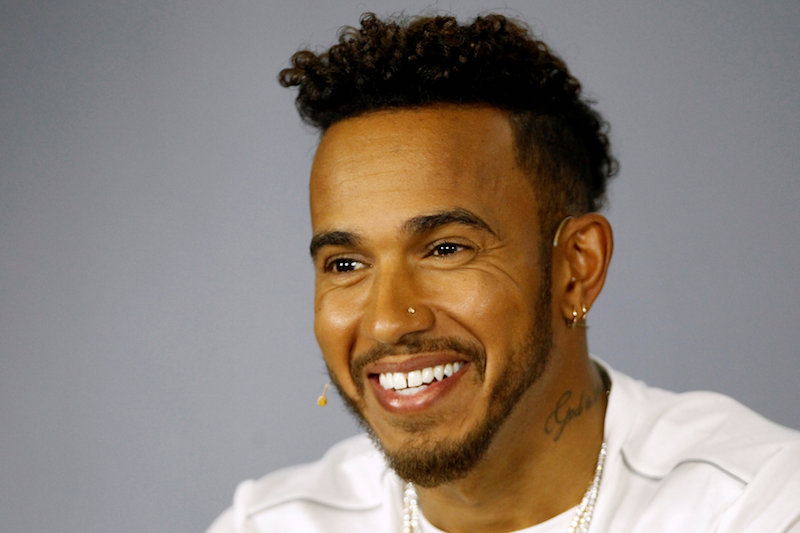 Mercedesu00e2u20acu2122 Lewis Hamilton smiles during the press conference for the Australian Grand Prix in Melbourne March 22, 2018. u00e2u20acu201d Reuters pic