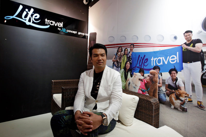 Life Travel Business Development Director Raymond Chung poses in his office in Hong Kong March 5, 2018. — Reuters pic
