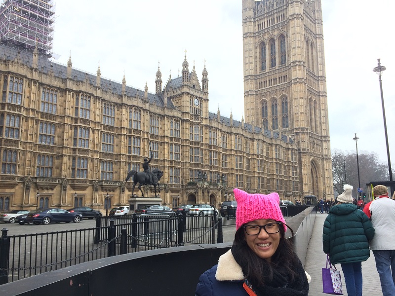 The writer outside the United Kingdomu00e2u20acu2122s Parliament in London on February 21, 2018. u00e2u20acu201d Picture by Boo Su-Lyn
