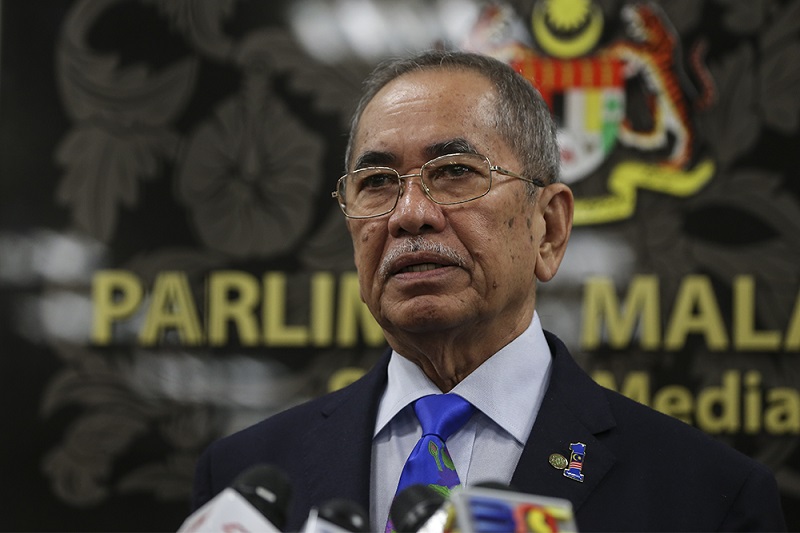 Natural Resources and Environment Minister Datuk Seri Wan Junaidi Tuanku Jaafar speaks to reporters during a press conference in Kuala Lumpur March 6, 2018. u00e2u20acu201d Picture by Azneal Ishak