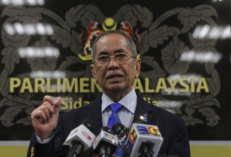 Natural Resources and Environment Minister Datuk Seri Wan Junaidi Tuanku Jaafar speaks to reporters during a press conference in Kuala Lumpur March 6, 2018. u00e2u20acu201d Picture by Azneal Ishak