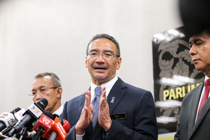 Defence Minister Datuk Seri Hishammuddin Hussein speaks during a press conference at the Parliament building  in Kuala Lumpur 8 March,2018. u00e2u20acu201d Picture by Ahmad Zamzahuri