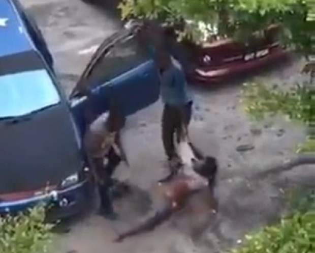 A two-minute video recording of the incident shows the woman screaming for help while the man, armed with a parang, attacks her before bundling her into a blue-coloured Proton Satria. 