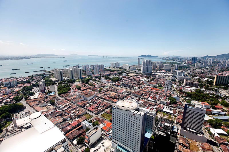 An aerial view of Penang Island is seen on March 13, 2018. u00e2u20acu201d Picture by Sayuti Zainudin