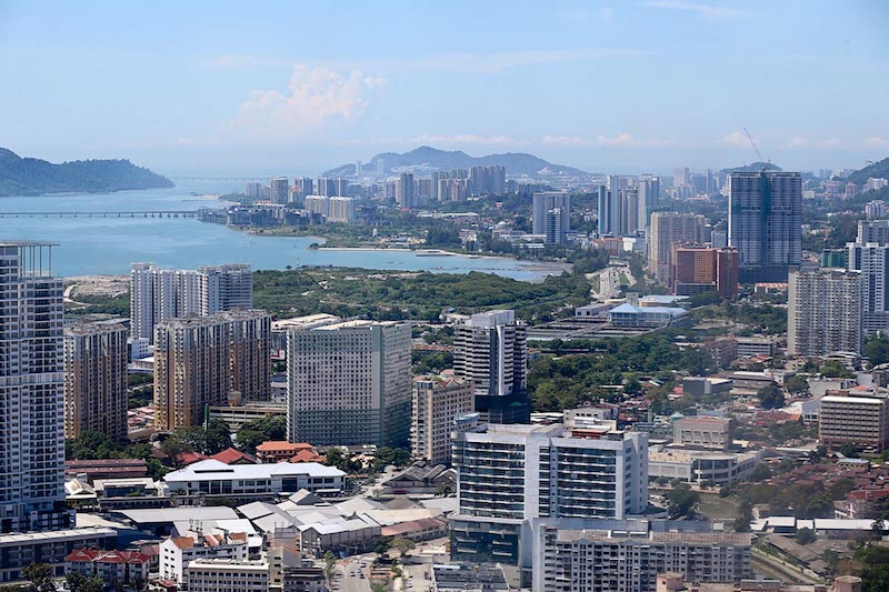 An aerial view of Penang Island is seen on March 13, 2018. u00e2u20acu201d Picture by Sayuti Zainudin