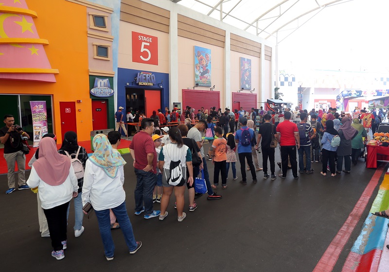 Movie Animation Park Studios was a hotbed for visiting tourists during the past weekend. Its management has dismissed claims that the theme park is set to become a white elephant.