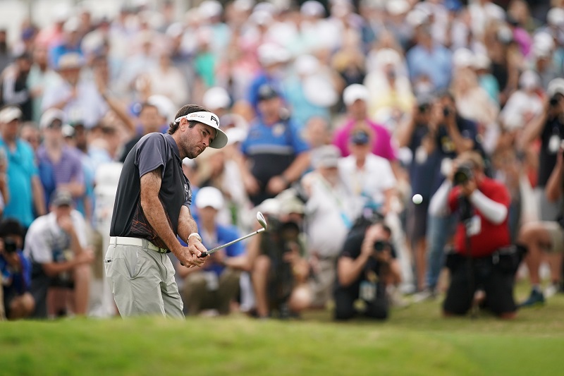 Bubba Watson of the United States plays his third shot on the 12th hole during his final round match against Kevin Kisner of the United States in the World Golf Championships-Dell Match Play at Austin Country Club in Austin March 25, 2018. u00e2u20acu201d AFP pic