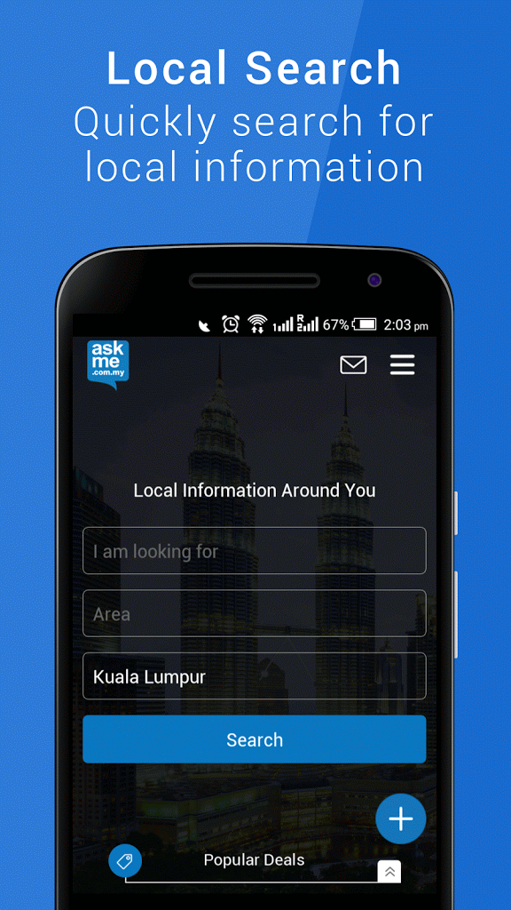 Simply punch in what you’re looking for and ASKME will pull out suitable options near you from their extensive database.