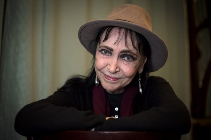 Danish-French actress Anna Karina poses during a photo session in Paris March 2, 2018. u00e2u20acu201d AFP pic