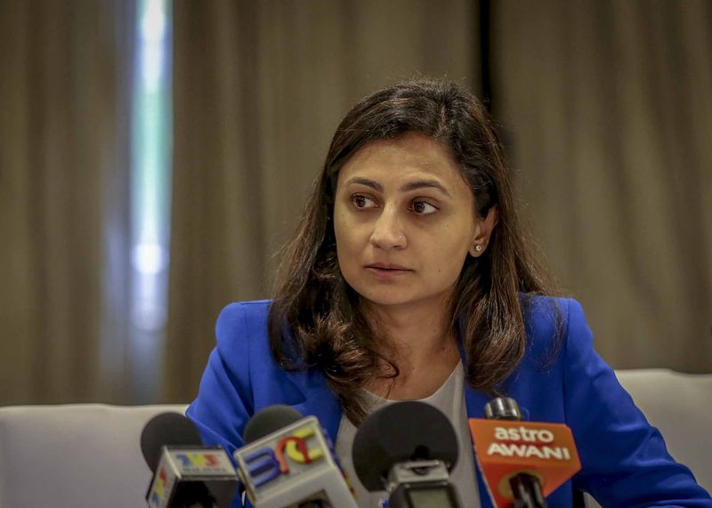 Anushka Shah, assistant VP and analyst for sovereign risk group at Moodyu00e2u20acu2122s Investors Service, speaking during Moodyu00e2u20acu2122s Inside Asean Spotlight on Malaysia media roundtable in Kuala Lumpur, March 21, 2018. u00e2u20acu201d Picture by Firdaus Latif