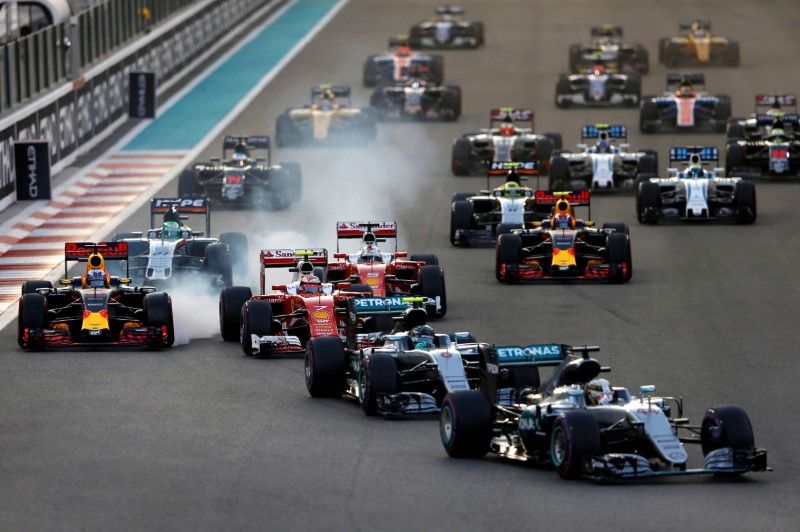 File photo of Mercedesu00e2u20acu2122 Formula One driver Lewis Hamilton of Britain leading the pack during the race at the Yas Marina Circuit in Abu Dhabi, United Arab Emirates, November 27, 2016. u00e2u20acu201d Reuters pic