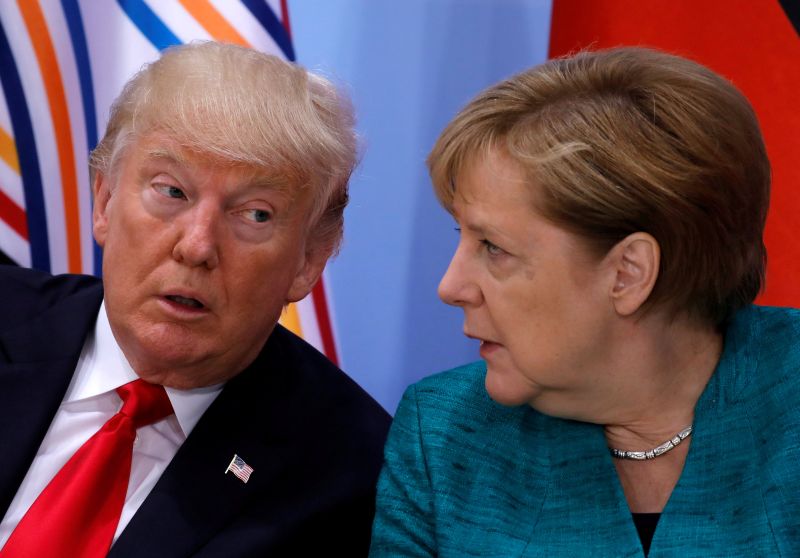 Donald Trump and Angela Merkel voiced concern about Russian President Putin's latest remarks on arms development and its negative impact on international arms control efforts. u00e2u20acu2022 Reuters pic