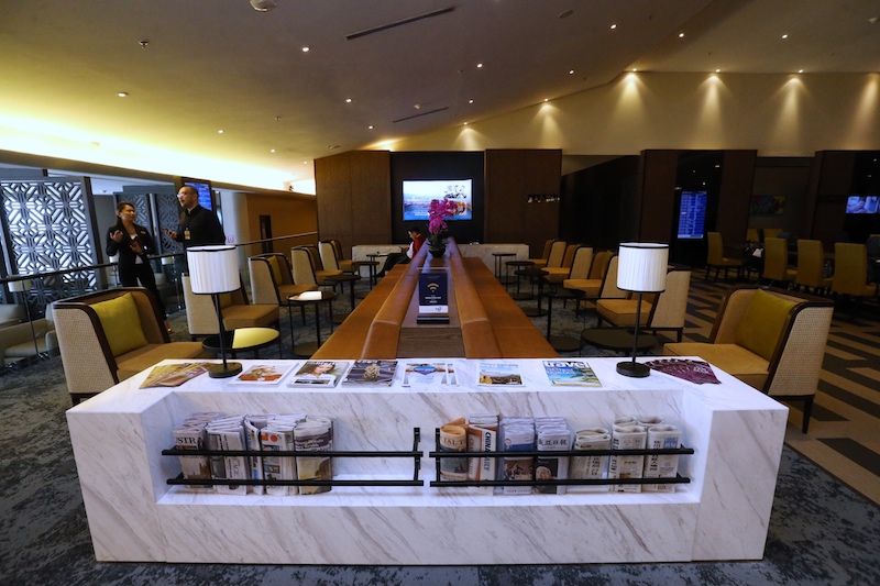The newly refurbished Golden Lounge in KLIA in Sepang March 22, 2018. — Picture by Zuraneeza Zulkifli