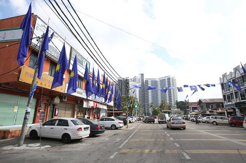 The newly-completed People's Housing Programme flats as seen from Jalan Kampung Wakaf Mek Zainab in Kota Baru.