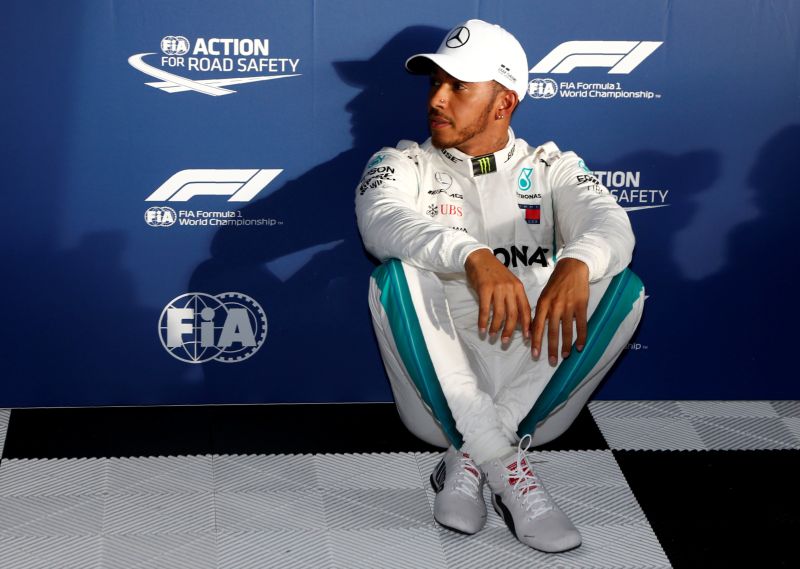 Mercedesu00e2u20acu2122 Lewis Hamilton after qualifying at the Melbourne Grand Prix Circuit in Melbourne, Australia March 24, 2018. u00e2u20acu201d Reuters pic