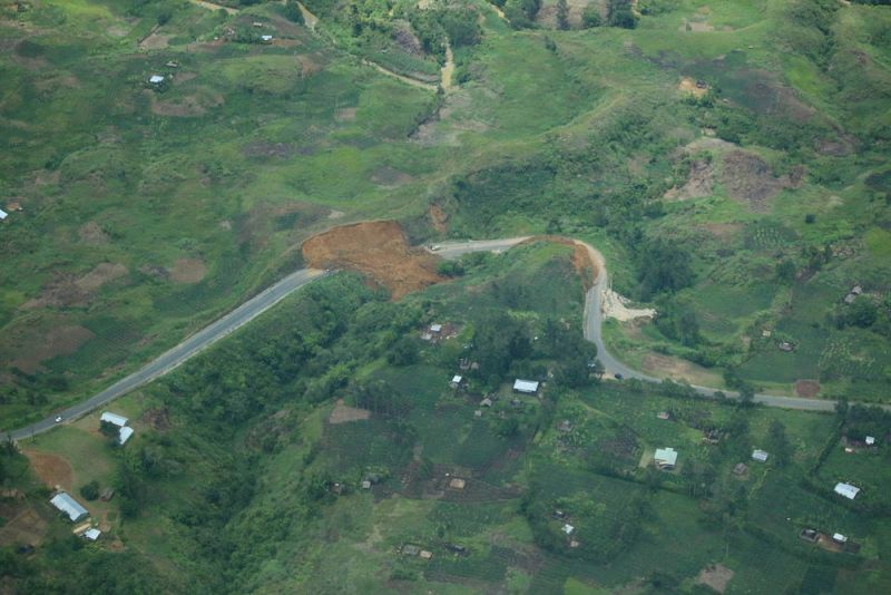Damage caused by an earthquake in Papua New Guinea is seen in this handout image released March 7, 2018.. u00e2u20acu201d Reuters picnn