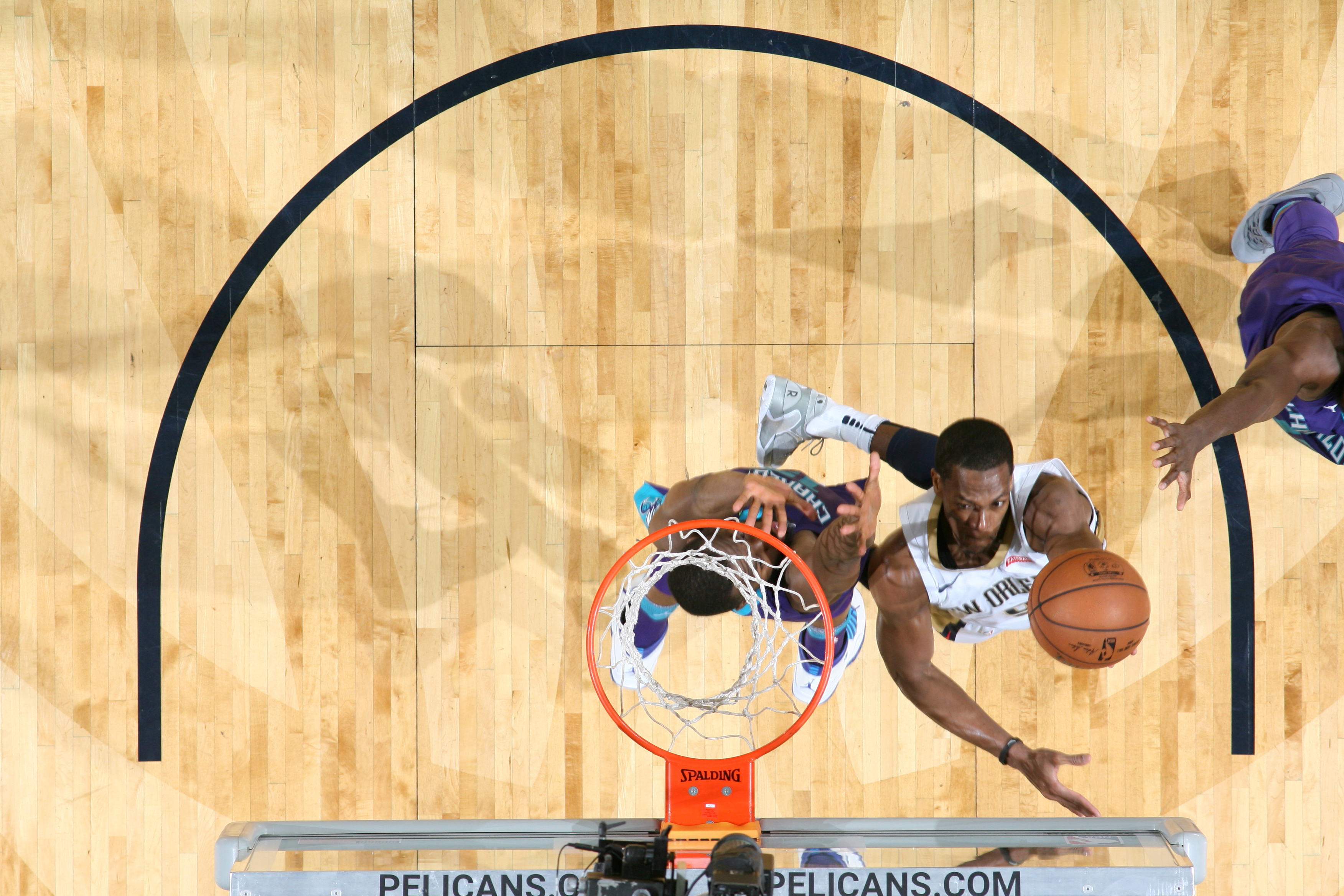Rajon Rondo #9 of the New Orleans Pelicans shoots the ball against the Charlotte Hornets on March 13, 2018 at Smoothie King Center in New Orleans, Louisiana. u00e2u20acu201d AFP pic