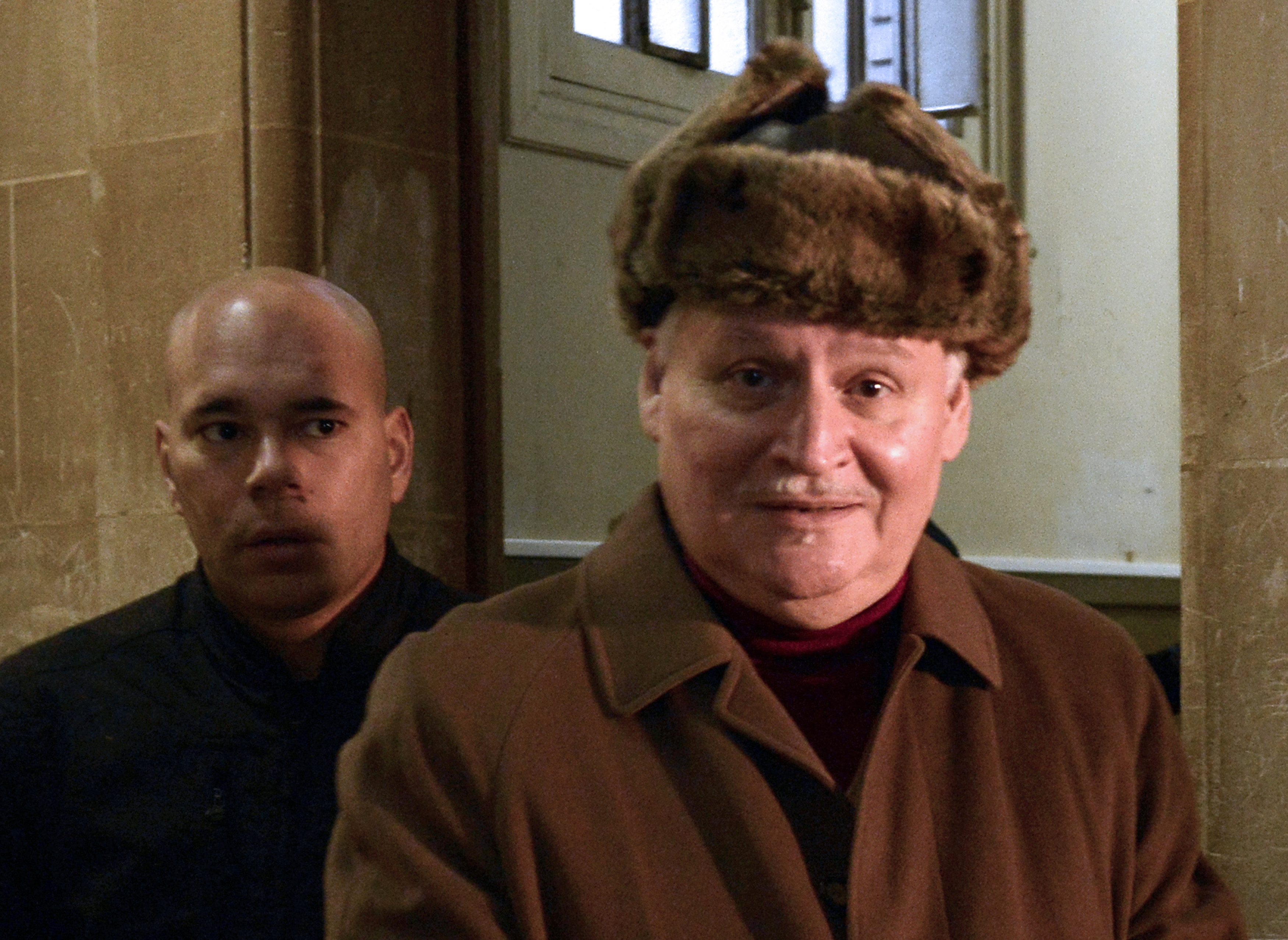 In this file photo taken on December 9, 2013 International terrorist Ilich Ramirez Sanchez, aka Carlos the Jackal, arrives at the Criminal Court of the Palais de Justice in Paris. u00e2u20acu201d AFP pic