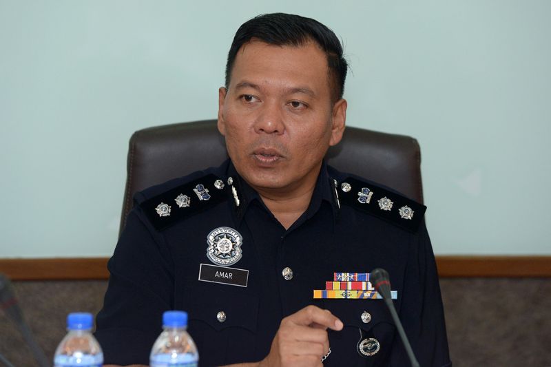 South Klang Police Chief Assistant Commissioner Shamsul Amar Ramli speaks during a press conference at IPD Klang Selatan March 13, 2018. u00e2u20acu201d Picture by Mukhriz Hazim