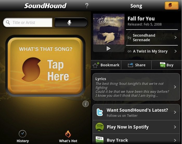 Even by just humming the melody or singing a few lines, you can still find the song title! 