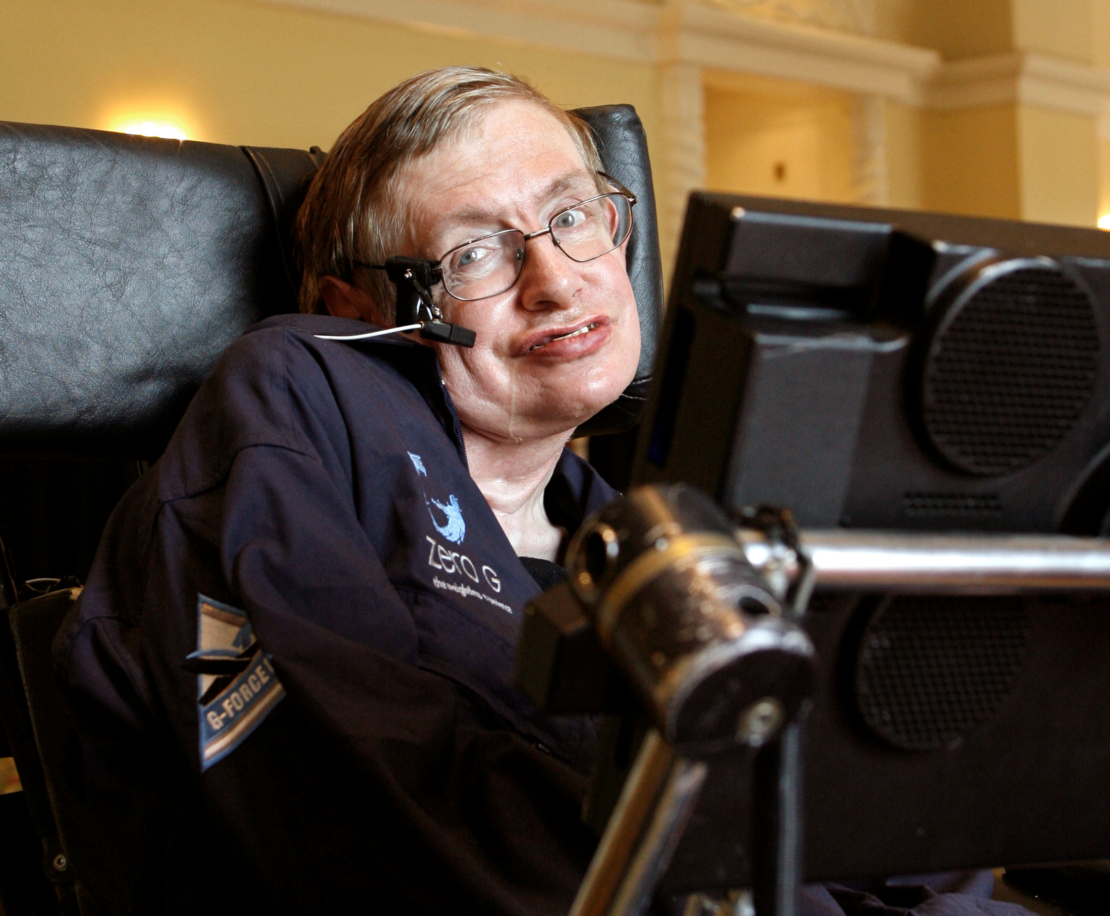 British physicist Stephen Hawking answers questions during an interview in Orlando, Florida April 25, 2007. u00e2u20acu201d Reuters pic