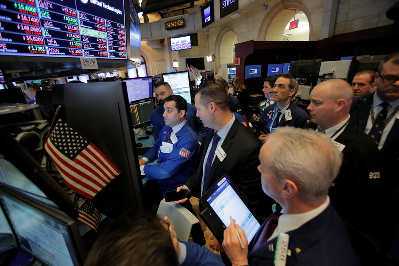 Traders work on the floor at the New York Stock Exchange March 2, 2018. u00e2u20acu201d Reuters pic