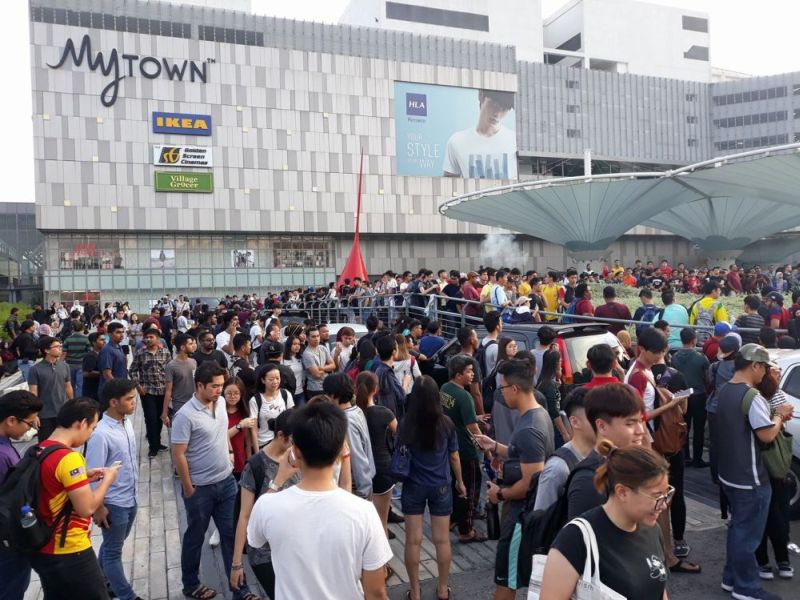 The scene outside this morning. — Picture via Facebook