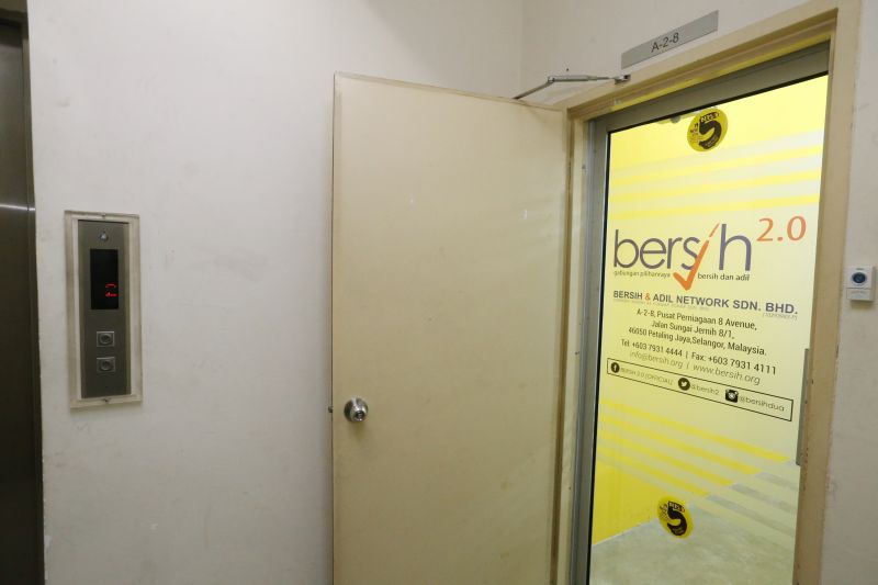 The Bersih  2.0 office in Petaling Jaya March 30, 2018. u00e2u20acu2022 Picture by Zuraneeza Zulkifli