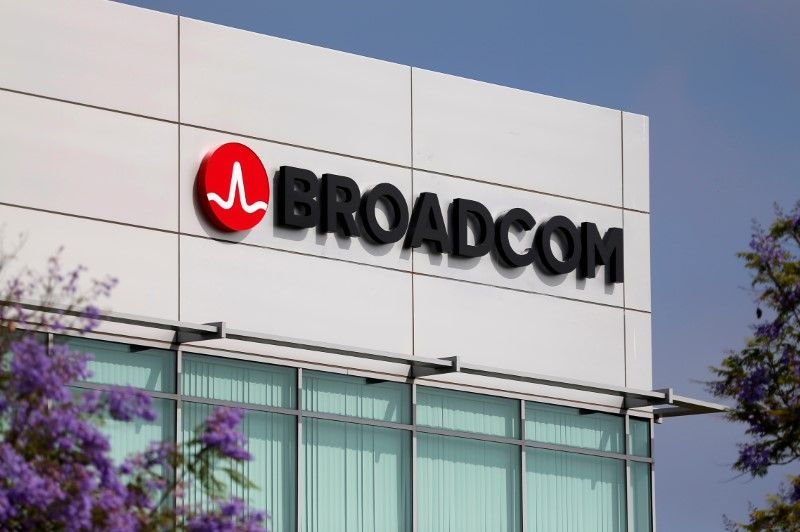 Broadcom Limited company logo is pictured on an office building in Rancho Bernardo, California May 12, 2016. u00e2u20acu201d Reuters pic