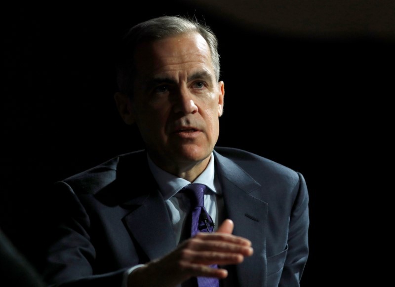 The Governor of the Bank of England, Mark Carney, speaks to the Scottish Economics Forum, via a live feed, in central London March 2, 2018. u00e2u20acu201d Reuters pic