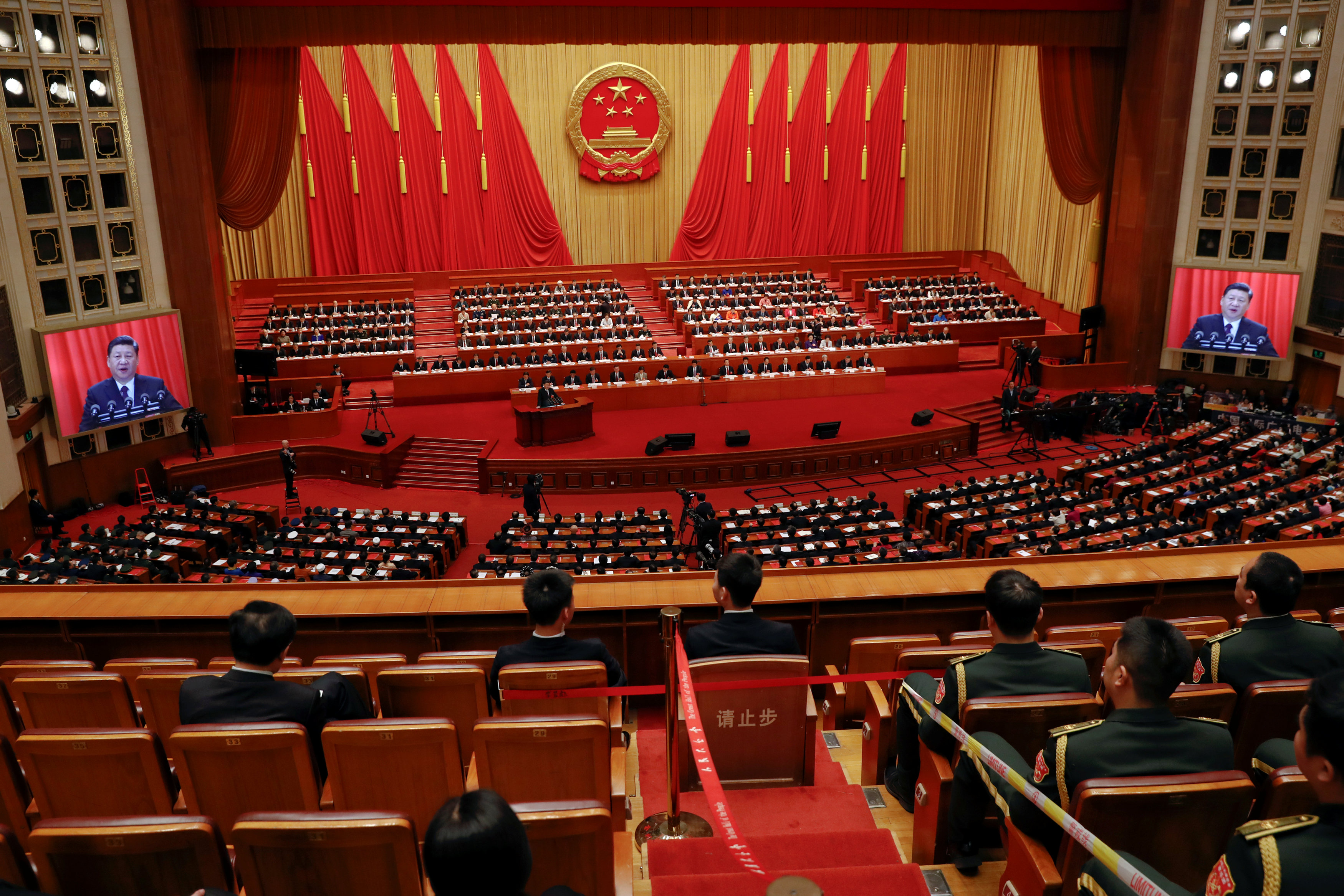 Chinese President Xi Jinping speaks at the closing session of the National People's Congress at the Great Hall of the People in Beijing, China March 20, 2018. u00e2u20acu201d Reuters pic