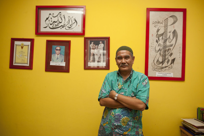 Chairman of the Haji Karim Oei Foundation, Muhammad Ali Karim, at the Lautze Mosque. He is the son of the mosque’s founder. — Jakarta Globe